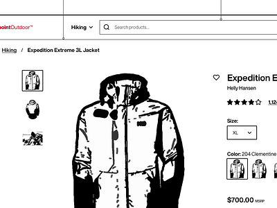 E-Commerce B2B Product Wireframe