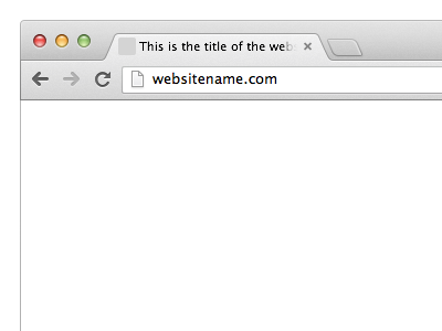 Sketch Chrome Browser Frame