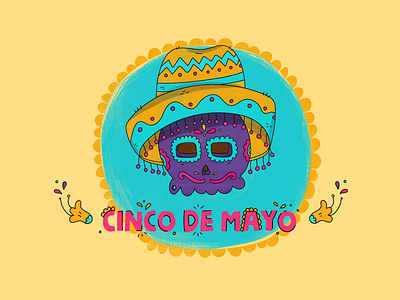 Feliz Cinco de Mayo 2d illustration 5demayoillustration character design cincodemayo digital illustration illustration texture vector art
