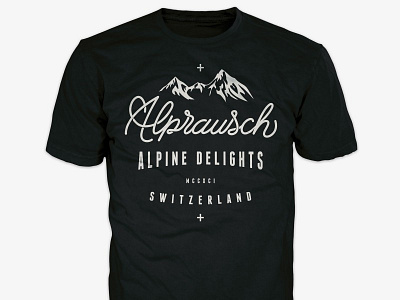 Tee-Print for Alprausch 2015 alprausch alpventure collection design graphic lettering outdoor streetwear t shirt urban winter