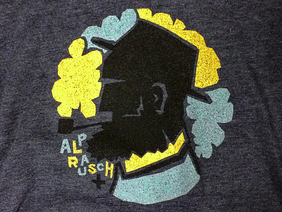 The Alpöhi alprausch collection design graphic heidi illustration melange navy print screenprint switzerland t-shirt