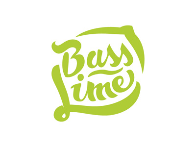 Bass Lime bass basslime design lettering lg lime logo sketch type