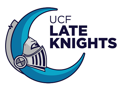 UCF Late Knights Logo Update branding design graphic illustration knight late logo ucf vector