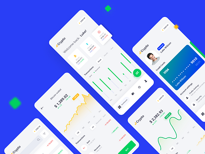 Cryptocurrency Wallet - Mobile app clean crypto crypto currency cryptocurrency dashboard figma leonardophoenix mobile shot ui uiux ux