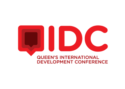 QIDC Full Logo logo branding red speech bubble conversation conference