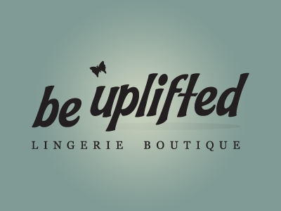 Be Uplifted butterfly lingerie logo