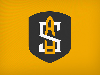 Siege Ammo Concept badge emblem logo logo mark mark monogram