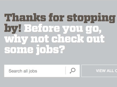 UI for job search employment hr jobsite job site responsive search ui web