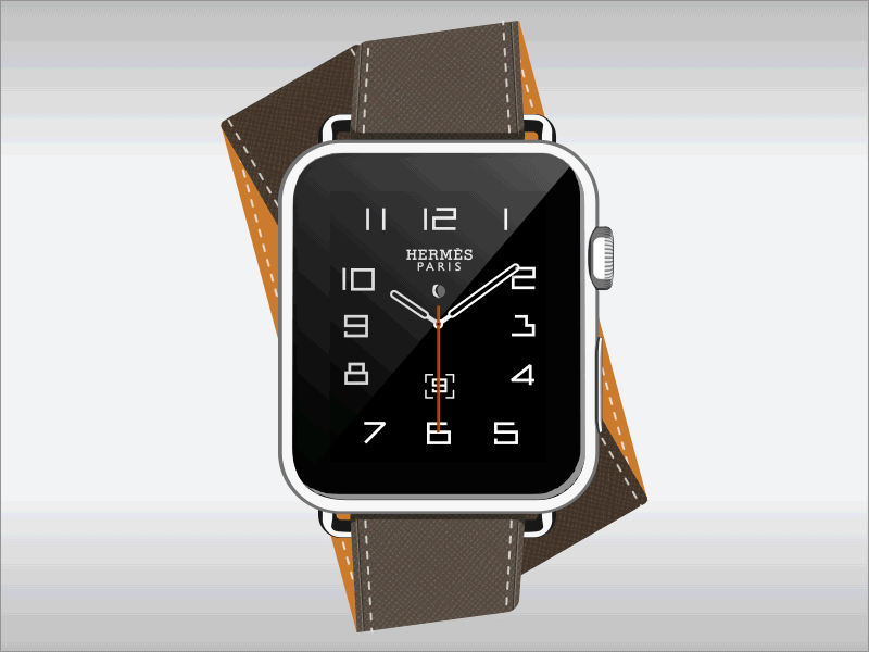 Apple Watch Hermès Template for Sketch apple apple watch fashion hermes mockup sketch template ui