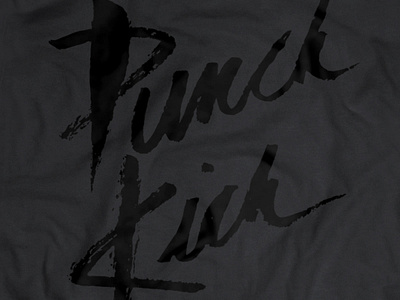 Punchkick t-shirt script concept (final)