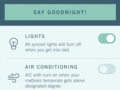 Sleep tracker - saying goodnight call to action app apple watch call to action sleep sleep tracking tracker tracking ui ux watch