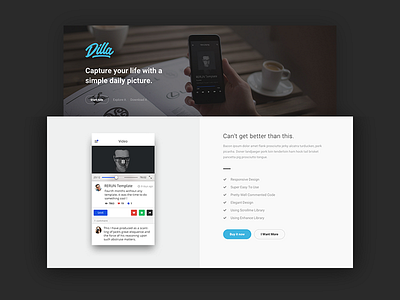 Dilla - WIP Landing Page