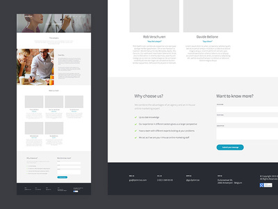Optimize - About Us Page