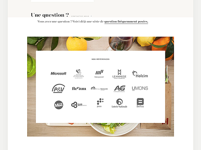 WIP Caterer Website caterer catering clean elegant gold minimal one page parallax personnal simple single page