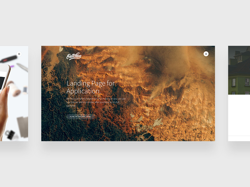 Landing Page Progress webdesign services portfolio parallax app elegant clean simple minimal landing