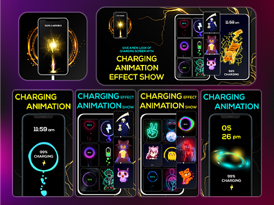 Charging Animation App UI/UX