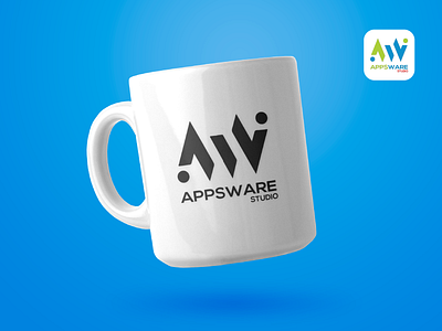 Appsware Studio Logo - Tech Company branding design graphic design illustration logo logo design typography vector