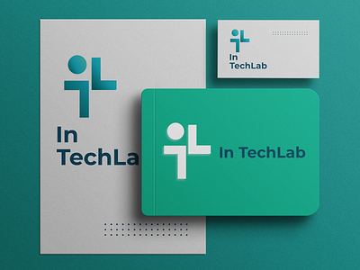 In Techlab Logo - Tech Company branding design graphic design illustration logo logo design typography vector