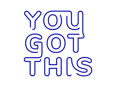 you got this illustration typography