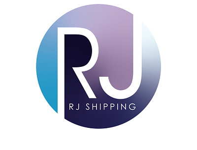 RJ Shipping logo design branding design graphic design illustration logo typography vector