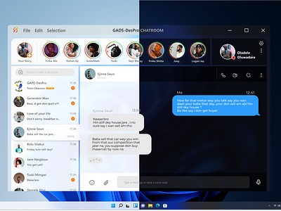 Desktop Messaging App