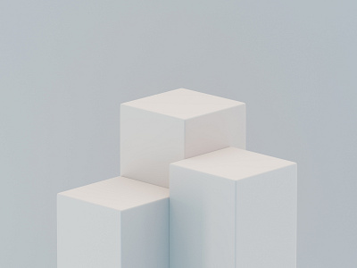3D White Podium 3d graphic design mockup pedestal podium premium product ui ux