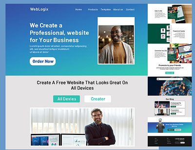 Create a Professional Website for your business app design figma graphic design ui uiux web website