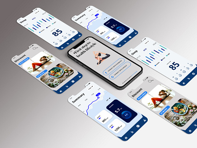 Health & Fitness App design