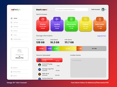 Dashboard Design | File Manager