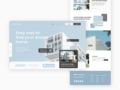 #022 Rent House Landing Page app design design inspiration house landingpage rent house ui ux