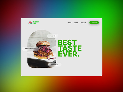 Restaurant website design