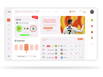 BitcoinBets bet bets bitcoin crypto cryptocurrency design rates sport ui ux