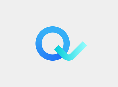 «Quantize» App Logo branding logo