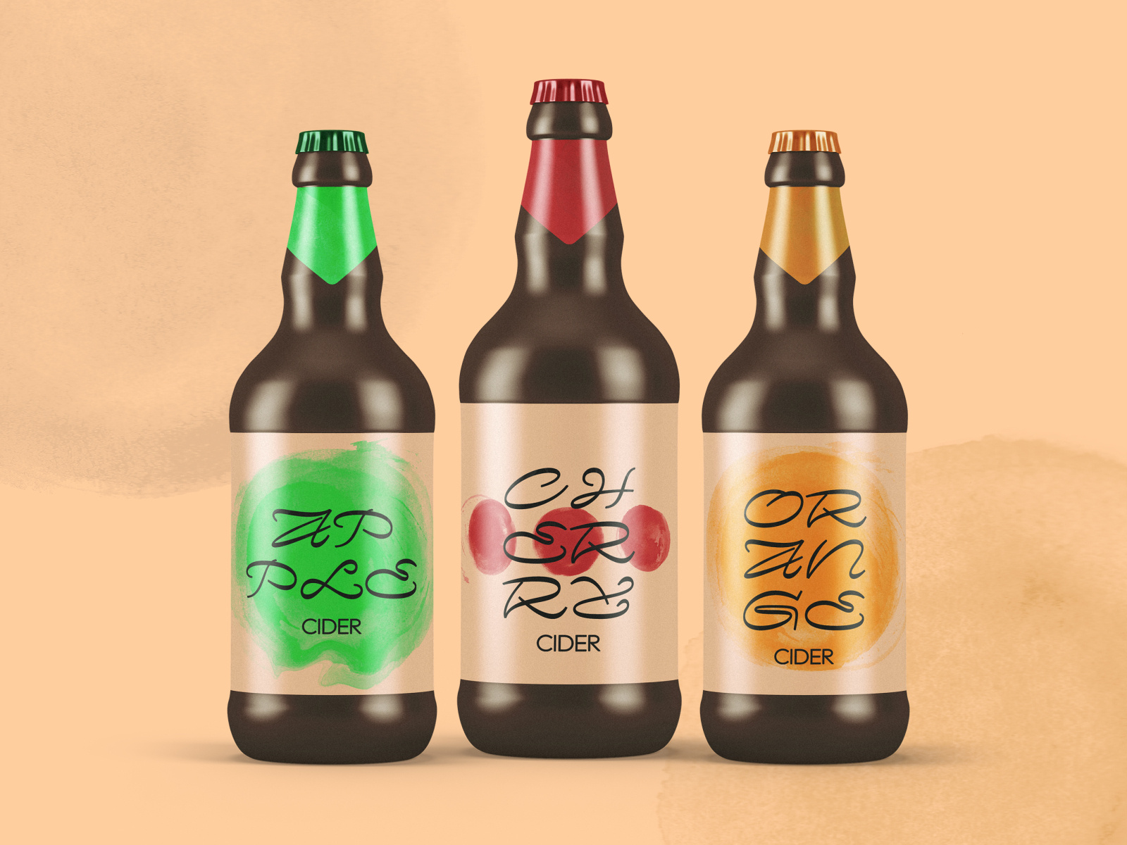 Cider Bottle Package Design by Kirill Luc Logo Branding on Dribbble