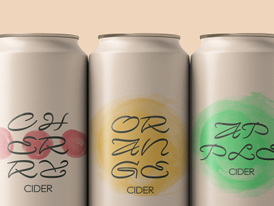 Cider Can Package Design branding package design