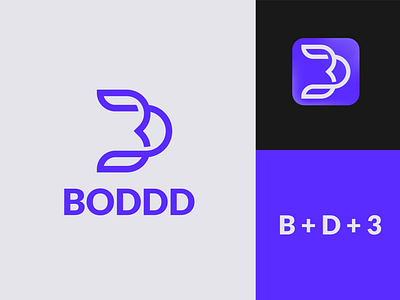 Logo for BODDD abstract logo letter b logo