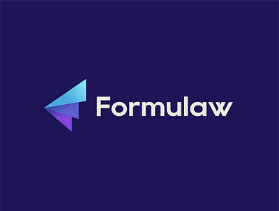 Logo Design for «Formulaw» abstract logo f letter f logo it logo logo startup logo