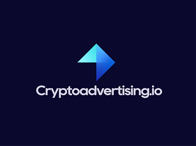 Logo for Cryptoadvertising.io branding crypto logo it logo logo startup logo