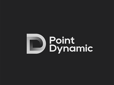 Logo for Point Dynamic abstract logo branding d logo it logo logo startup logo