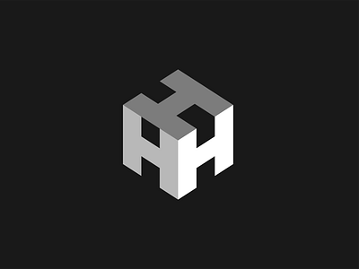 H Cube Logo Design