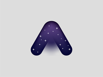 A+Space Logomark Design gradient logo illustration logo space