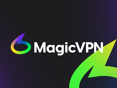 MagicVPN abstract logo branding it logo logo