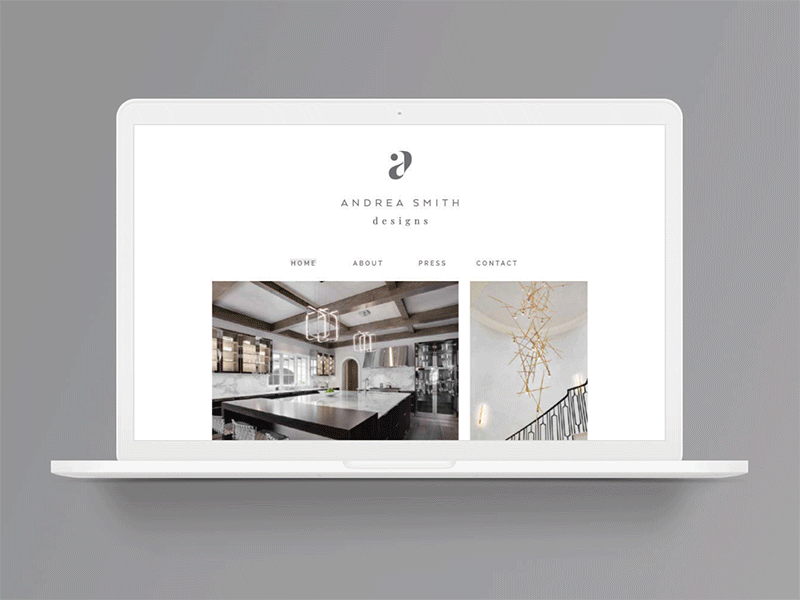 Web Design for an Interior Designer