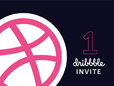 1 Dribbble Invite