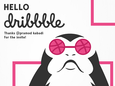 Hello Dribbble! debut porg star wars