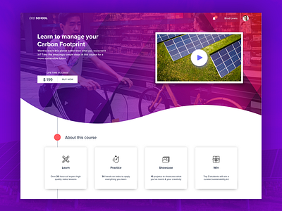 Course Landing Page course e learning landing page
