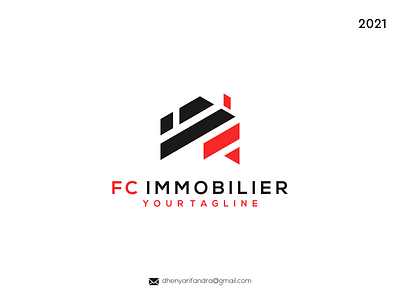 FC IMMOBILIER LOGO DESIGN branding design graphic design icon logo vector