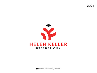 LOGO DESIGN HELEN KELLER INTERNATIONAL (HKI) branding design graphic design icon illustration logo typography ui ux vector