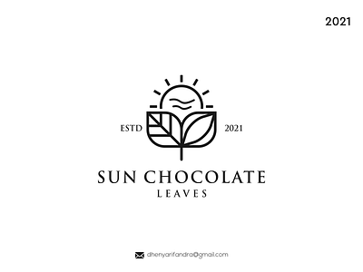 LOGO SUN CHOCOLATE branding design graphic design icon illustration logo typography ui ux vector