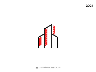 LOGO BUILDING branding design graphic design icon illustration logo typography ui ux vector